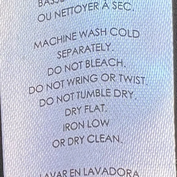 Badgley Mischka black ruffle short sleeve bowtie sash layered lined flowy blouse - Picture 11 of 15